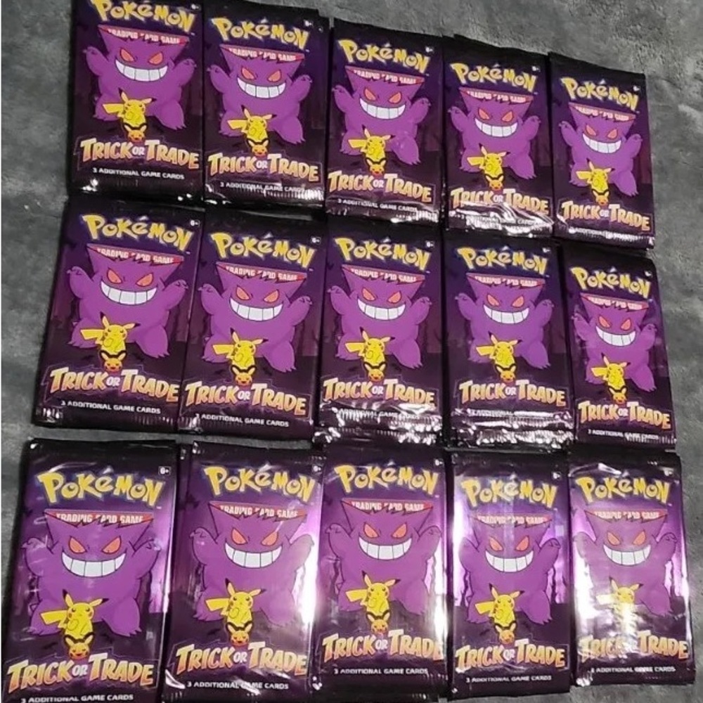 10x Pokemon Trick or Trade Booster Pack 2022 RARE SET